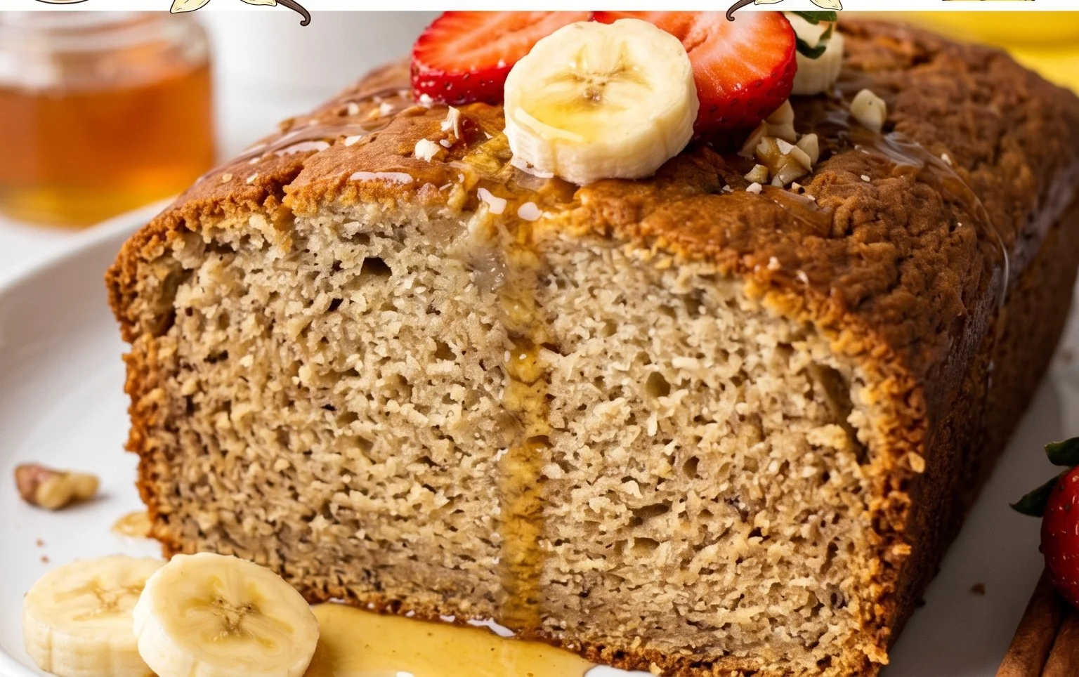 The BEST Honey Vanilla Banana Bread ~ Soft & Fluffy, Easy Recipe