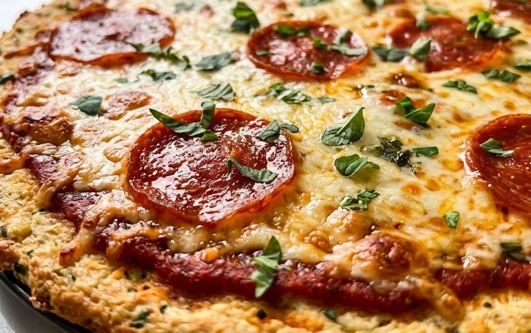 Chicken Crust Pizza (Low Carb + High Protein