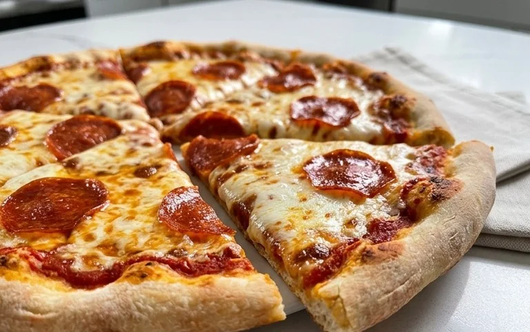 An excellent No Yeast Pizza Dough - quick easy homemade pizza!