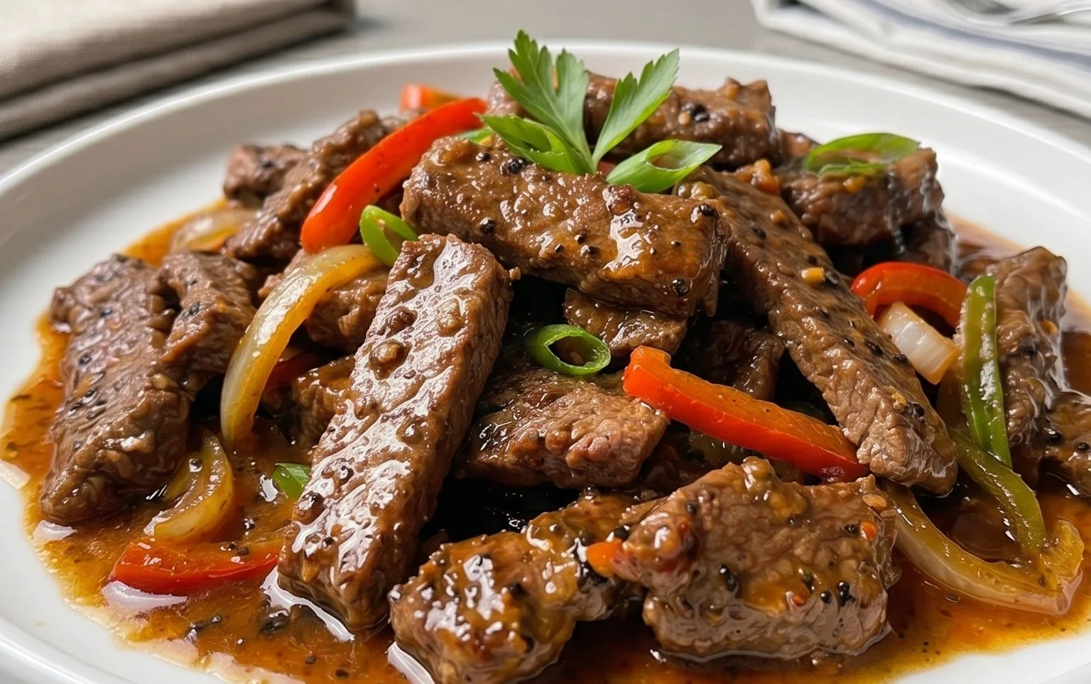 Black Pepper Beef