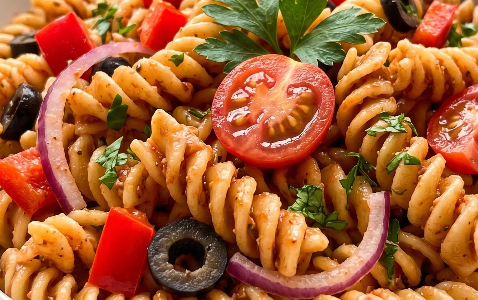 French Dressing Pasta Salad