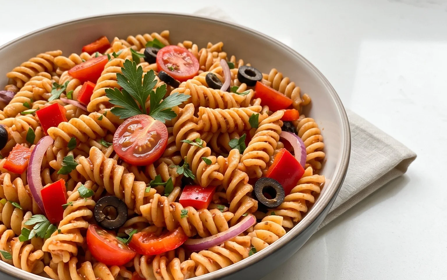French Dressing Pasta Salad