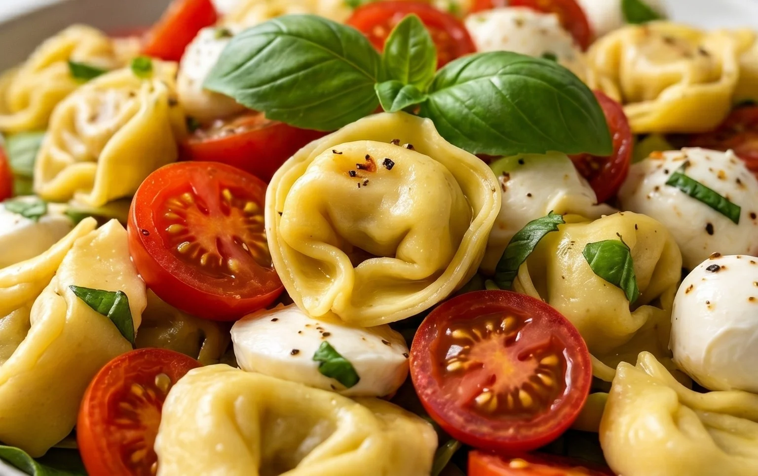 Tortellini Caprese Salad