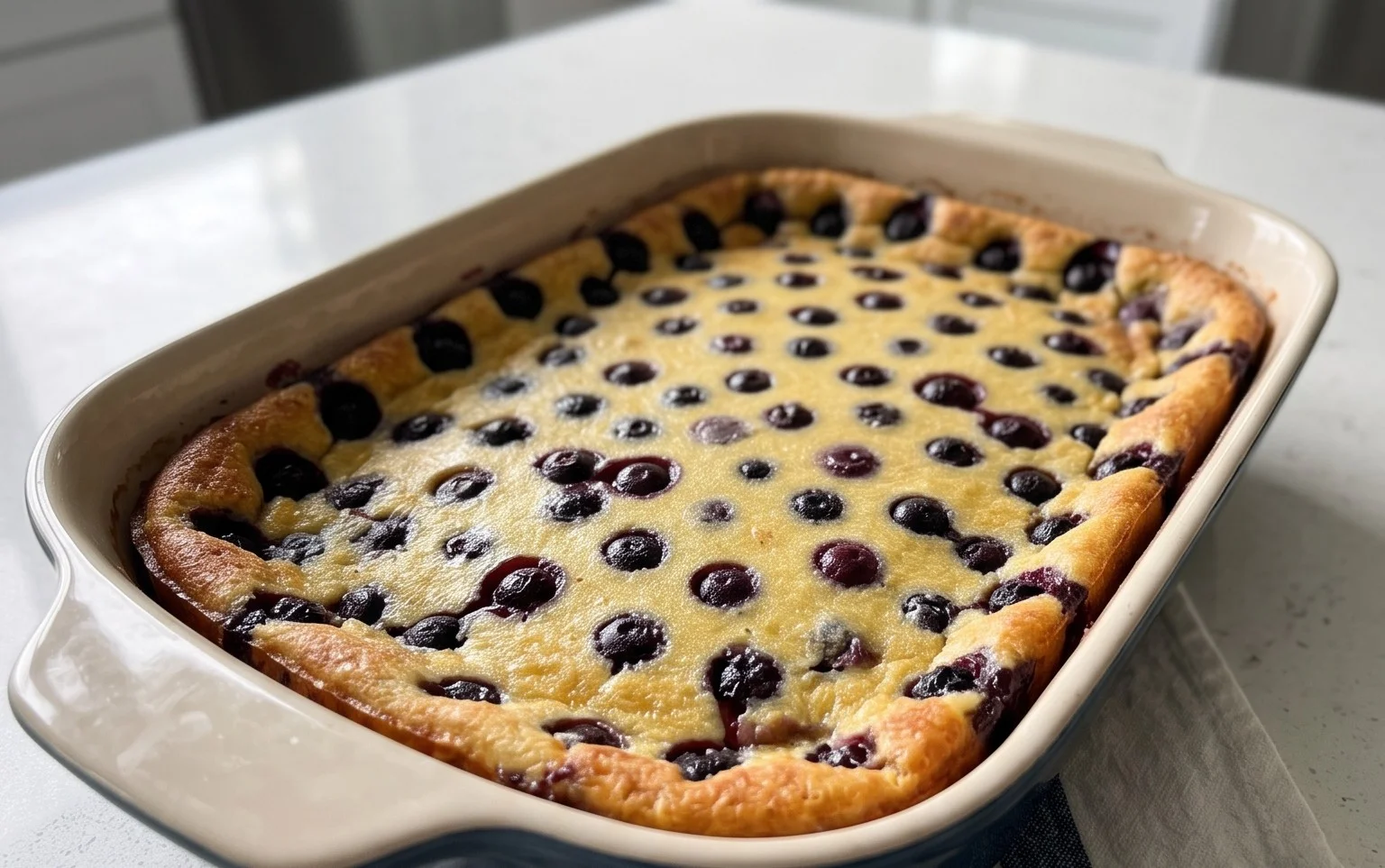 Lemon Blueberry Clafoutis