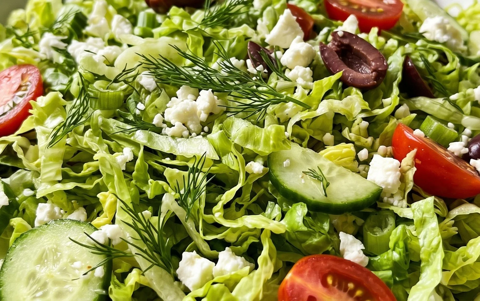 Maroulosalata (Greek Lettuce Salad)