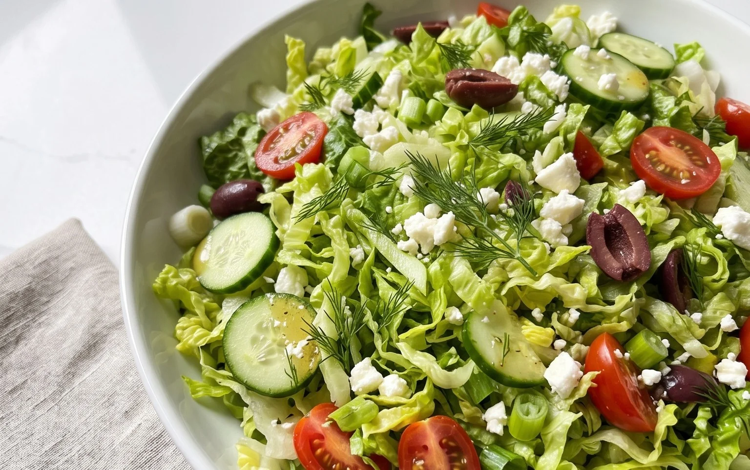 Maroulosalata (Greek Lettuce Salad)