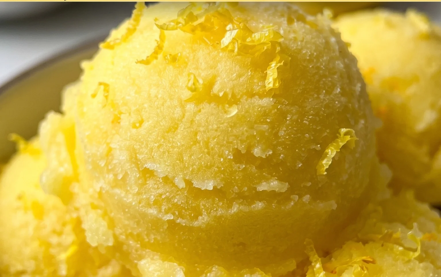 Lemon Sorbet