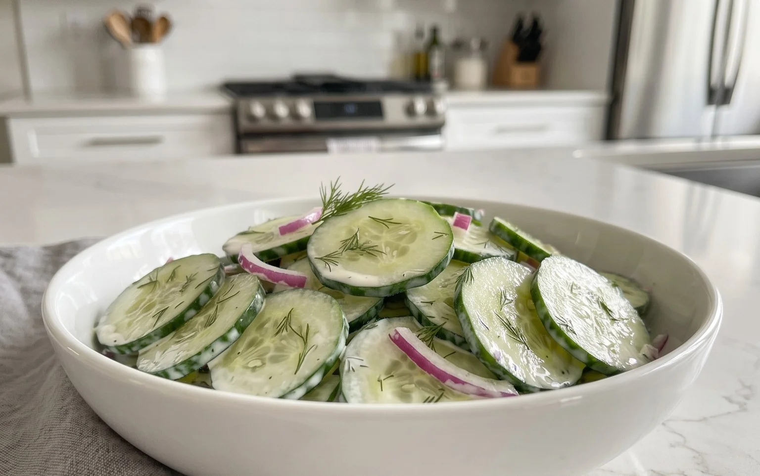 Polish Cucumber Salad
