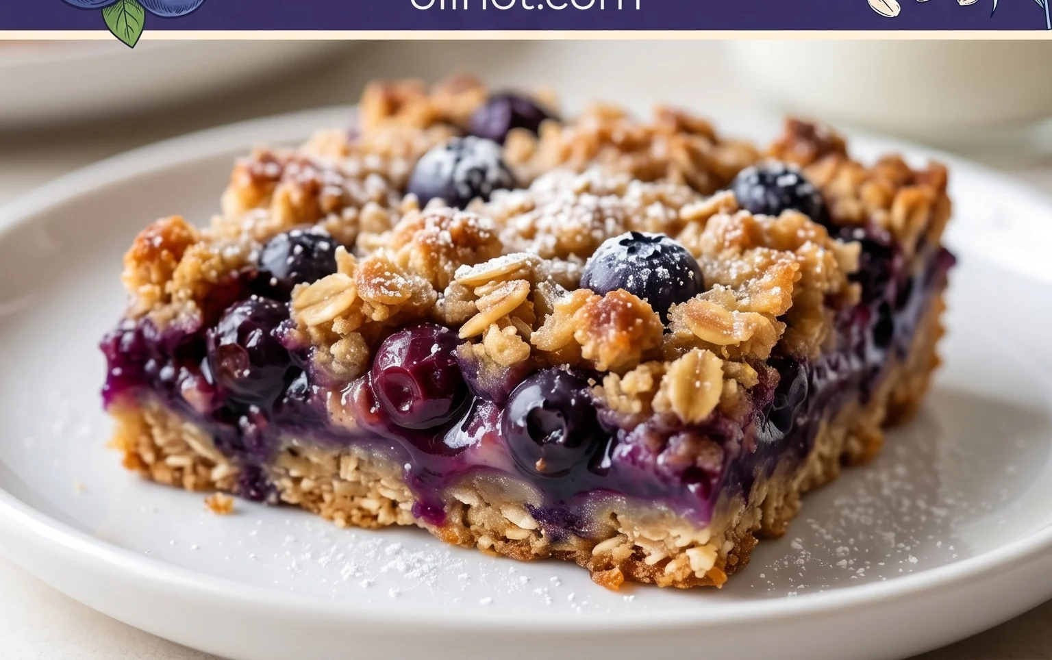 Blueberry Oatmeal Bars