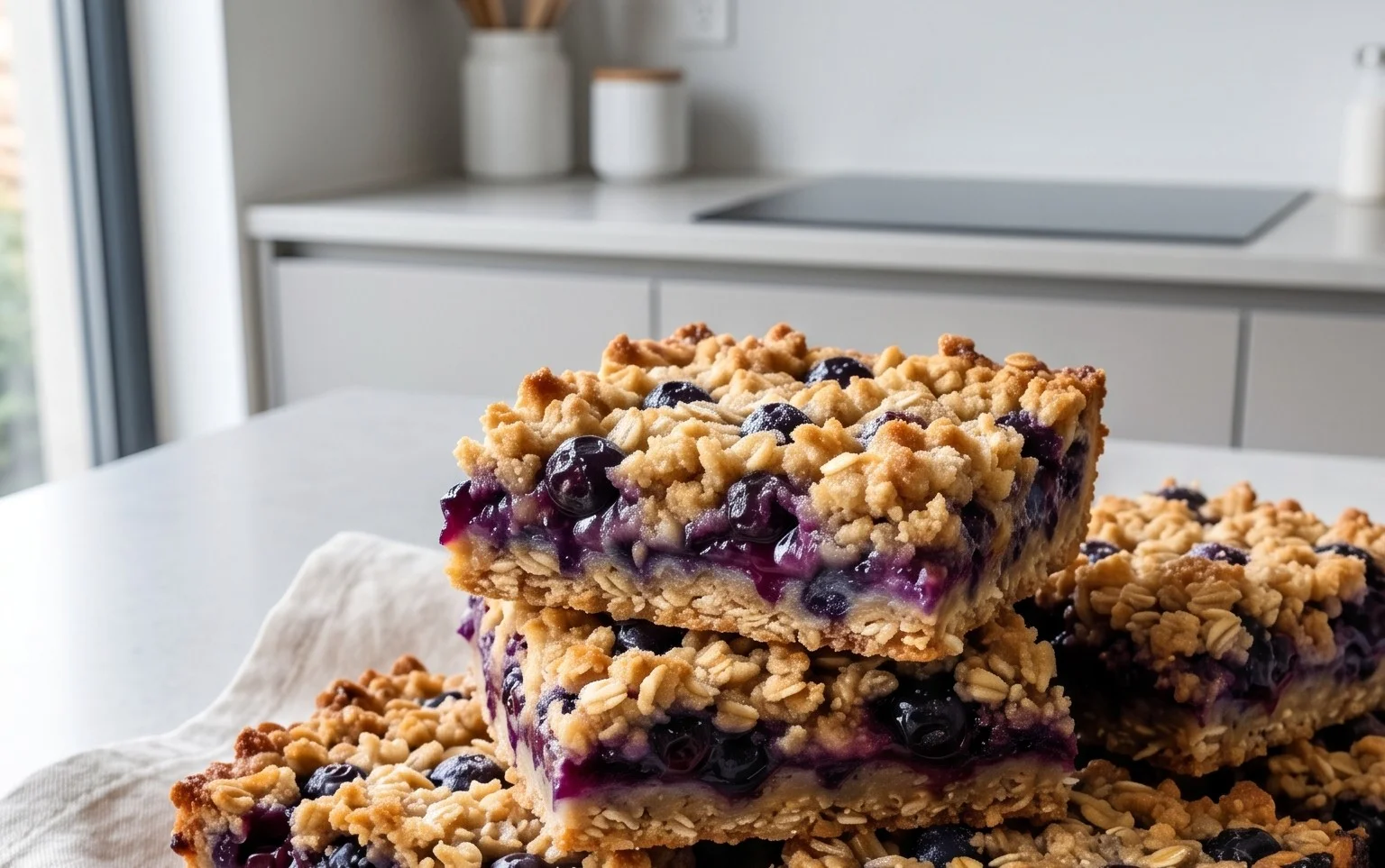 Blueberry Oatmeal Bars