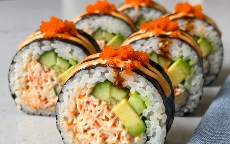 Kani Sushi (Spicy Crab Roll)