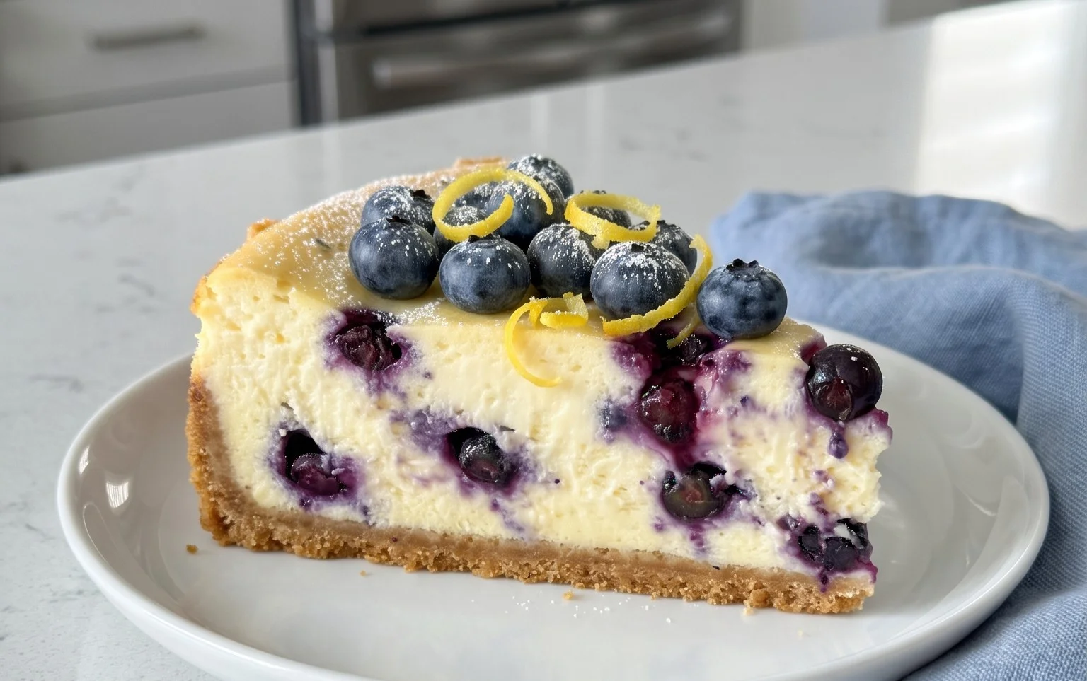 Lemon Blueberry Cheesecake