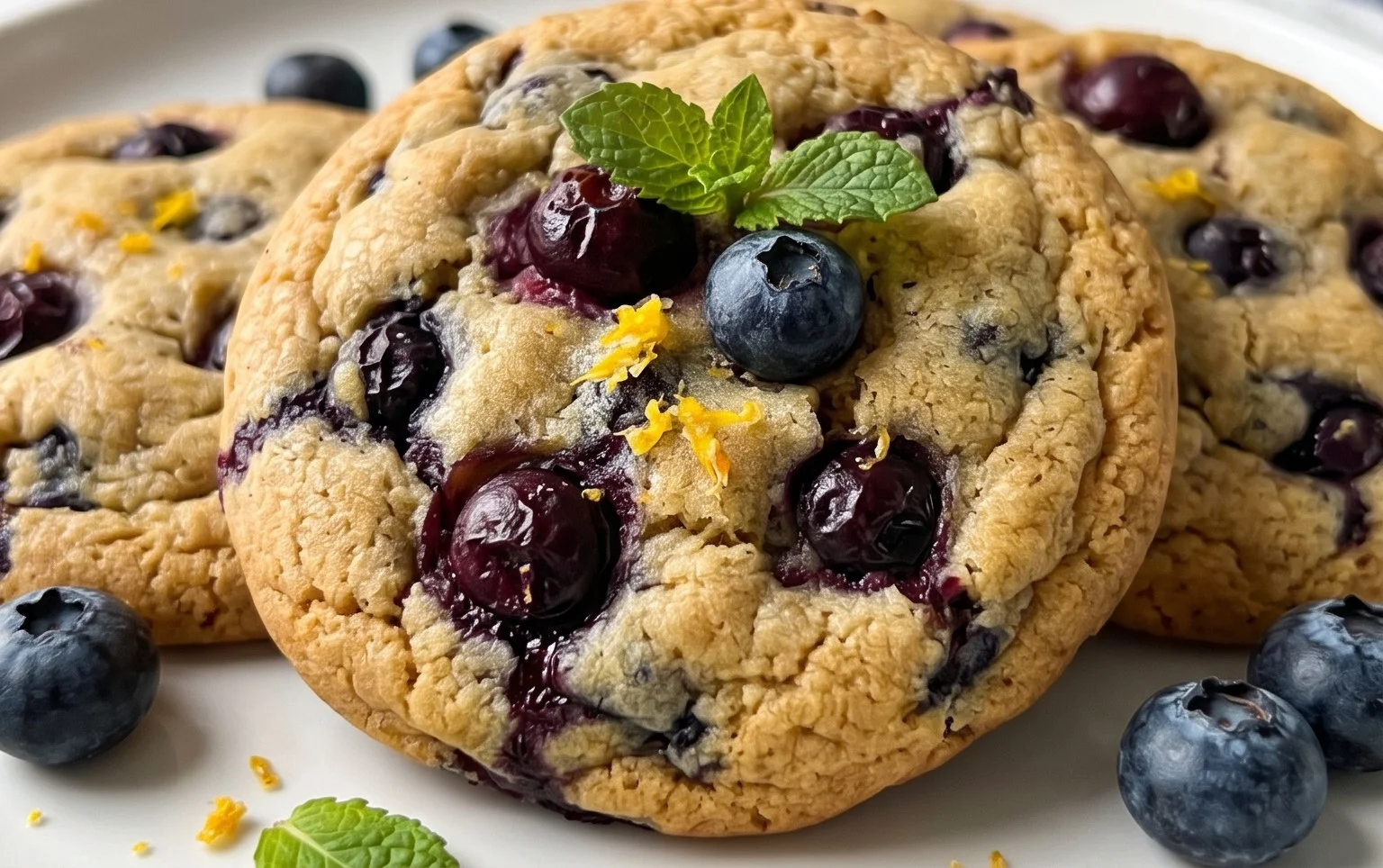 Best Ever Blueberry Cookies