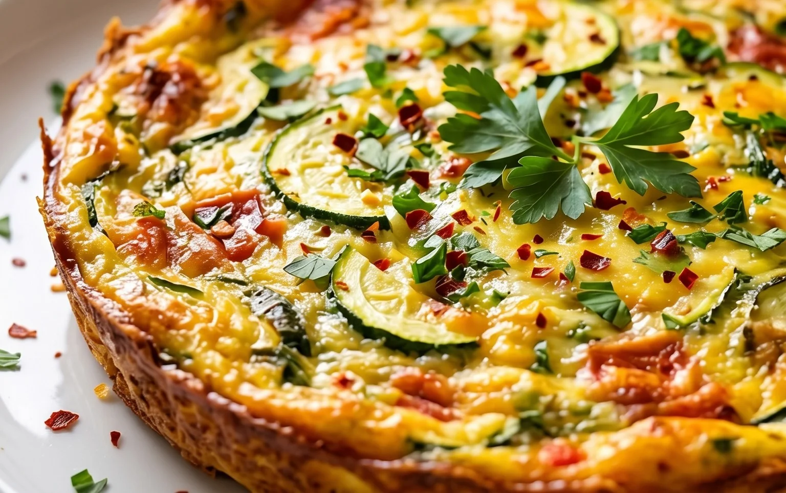 Crustless Zucchini Quiche Recipe