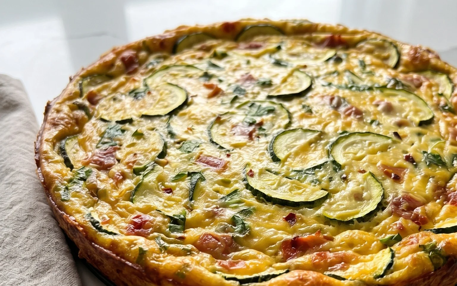 Crustless Zucchini Quiche Recipe