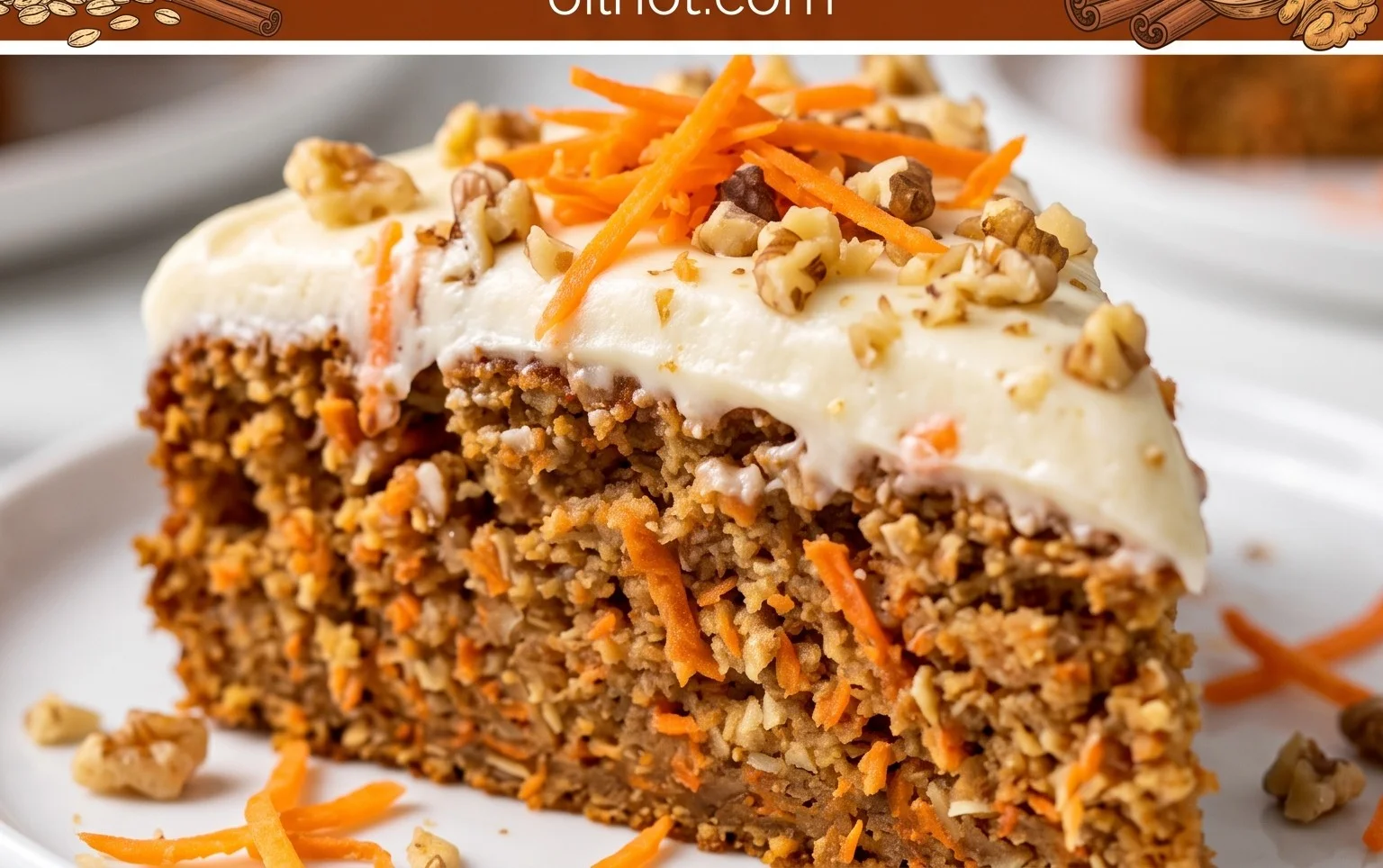 Easy Flourless Oatmeal Carrot Cake Recipe