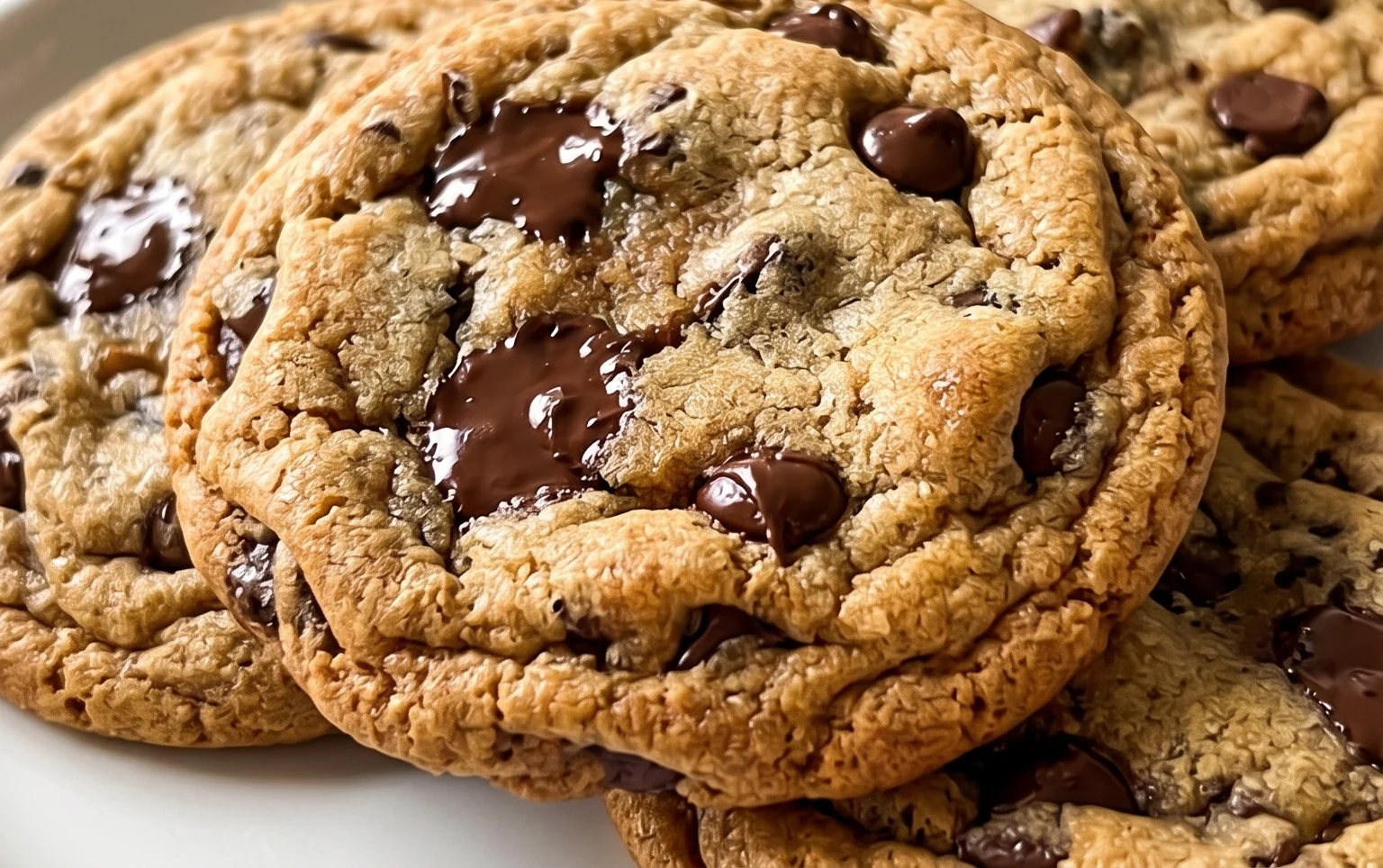 Crispy and Chewy Chocolate Chip Cookies