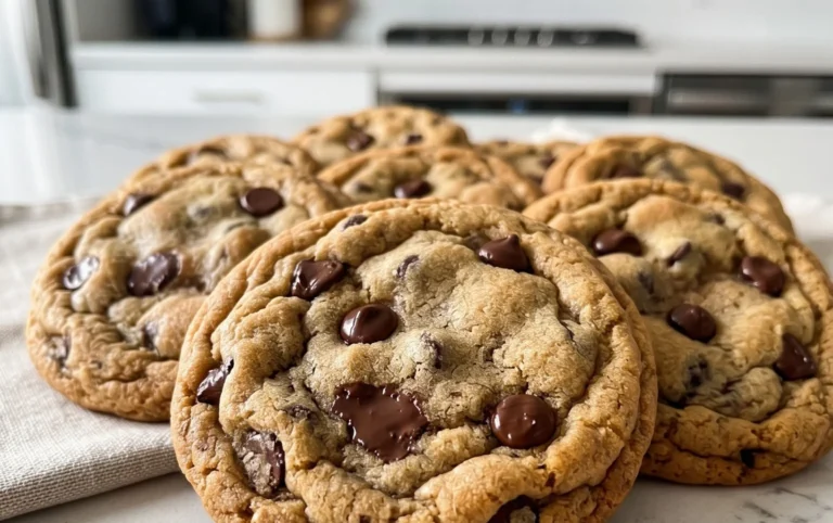 Crispy and Chewy Chocolate Chip Cookies