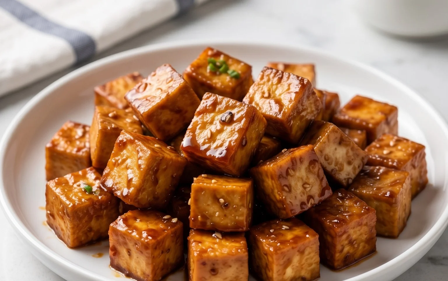 Honey Garlic Tofu