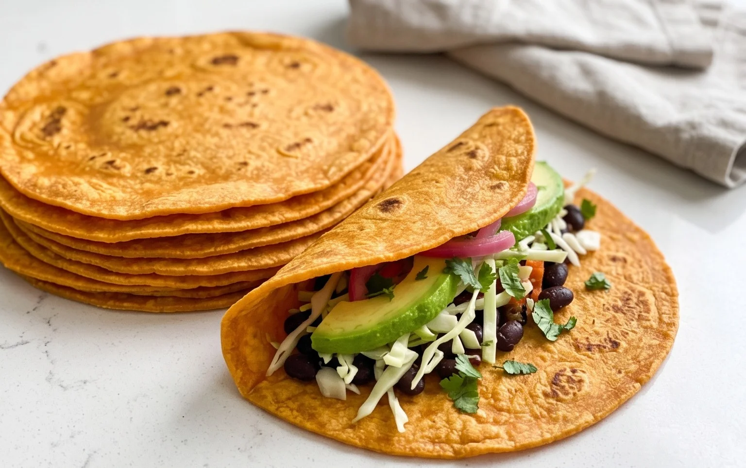Sweet Potato Tortillas (Gluten-Free Vegan Wraps)
