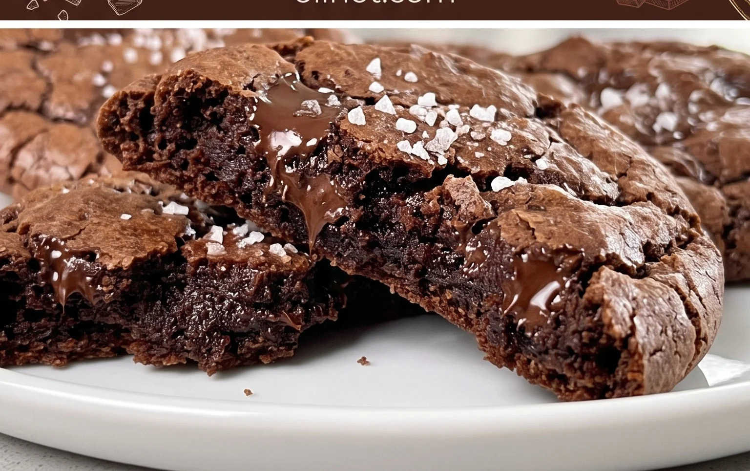 Salted Brownie Cookies