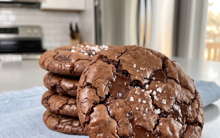 Salted Brownie Cookies