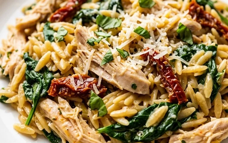 Chicken Orzo (30-Minutes, One-Pan)