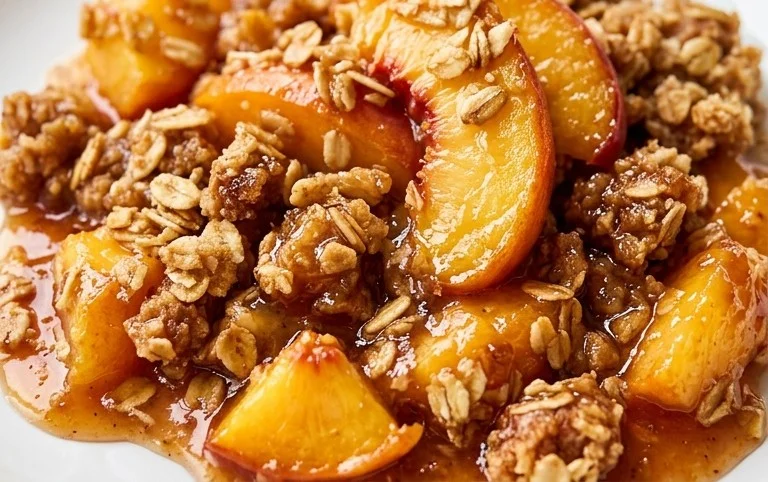 Fresh Peach Crisp Recipe