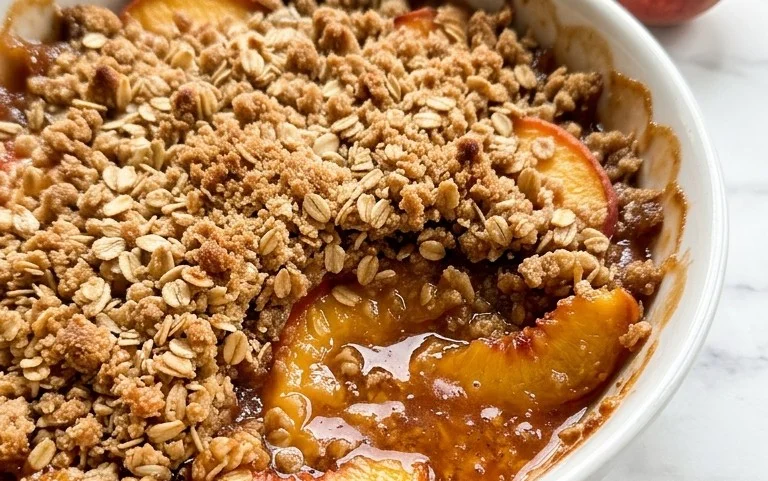 Fresh Peach Crisp Recipe