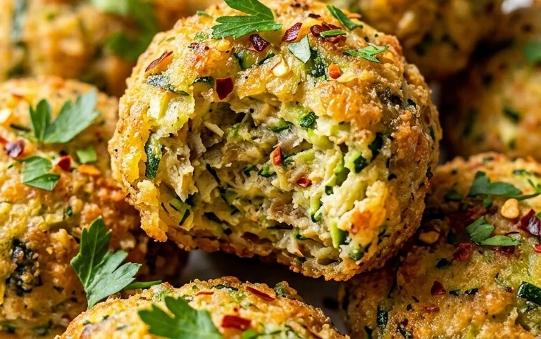 Zucchini Garlic Bites