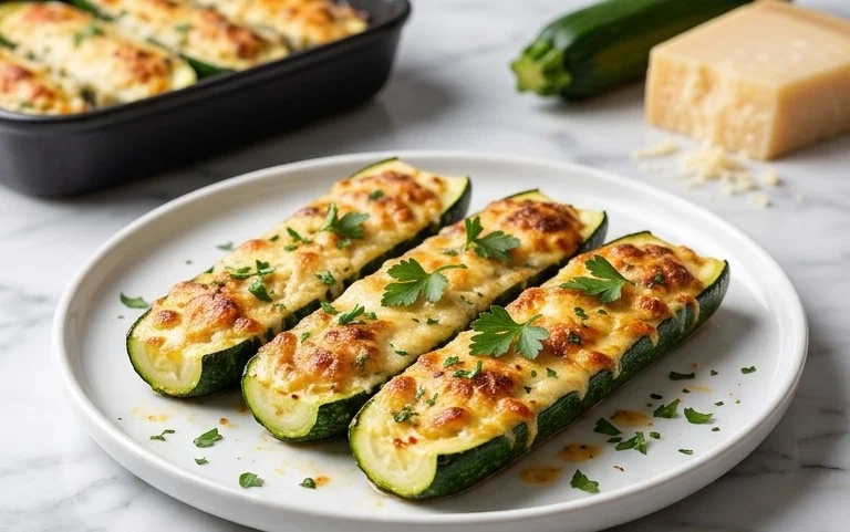 Baked Parmesan Zucchini