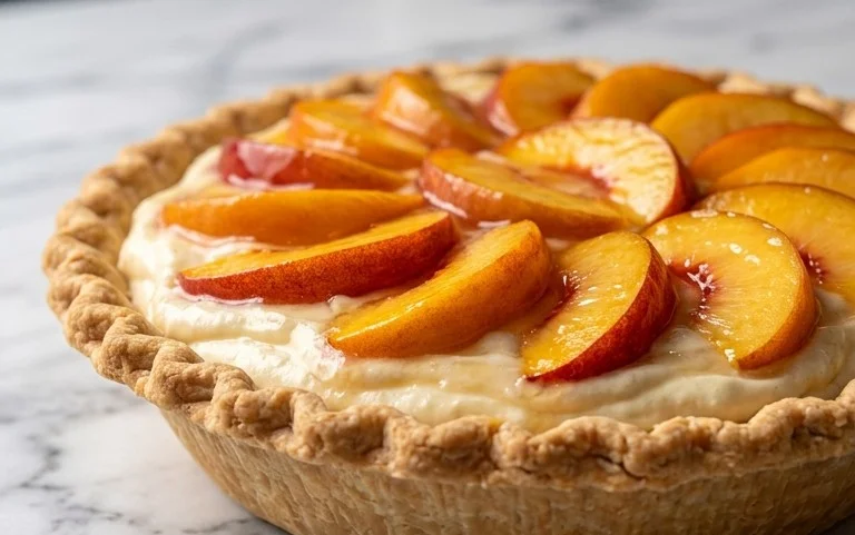 Peaches and Cream Pie