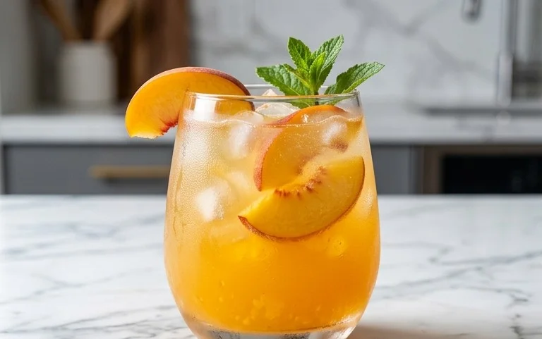 Refreshing Peach Lemonade
