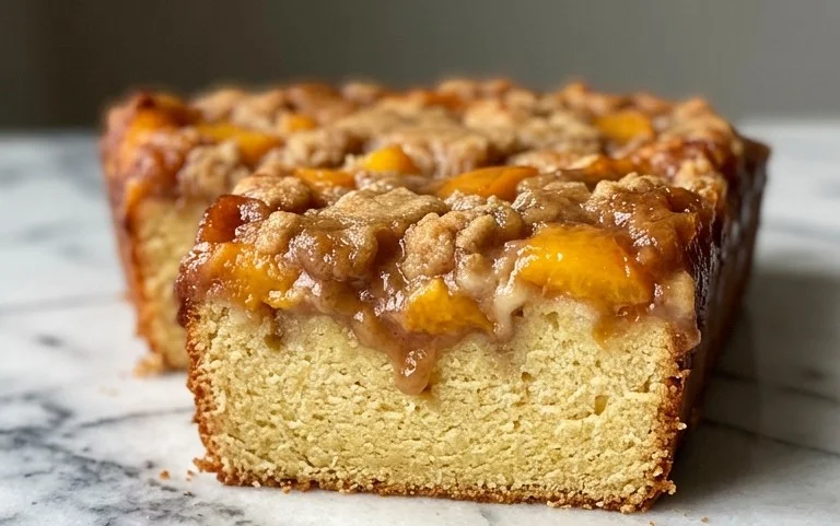 Peach Cobbler Pound Cake