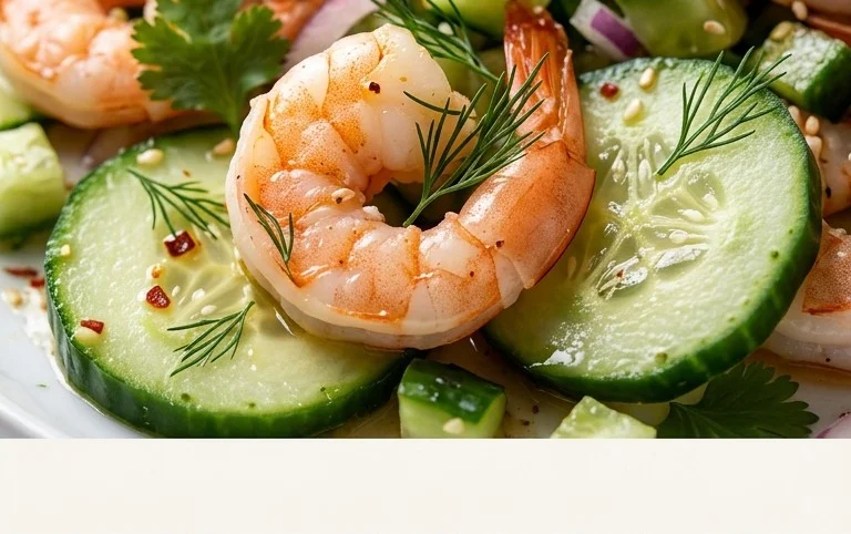 Cucumber Shrimp Salad