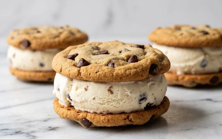 Cookie Ice Cream Sandwiches (Like a Chipwich!)