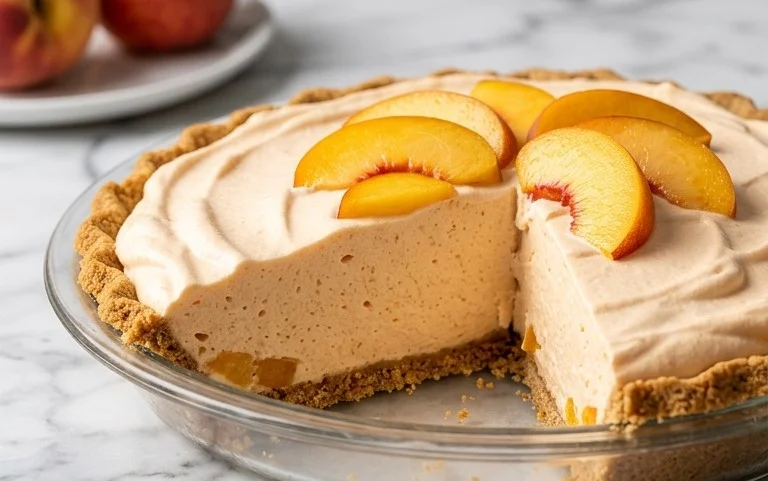 Peach Chiffon Pie