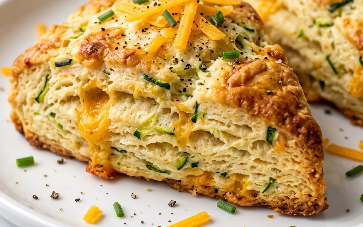 Zucchini Cheddar Scones