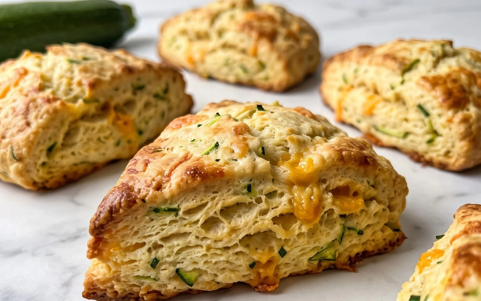 Zucchini Cheddar Scones