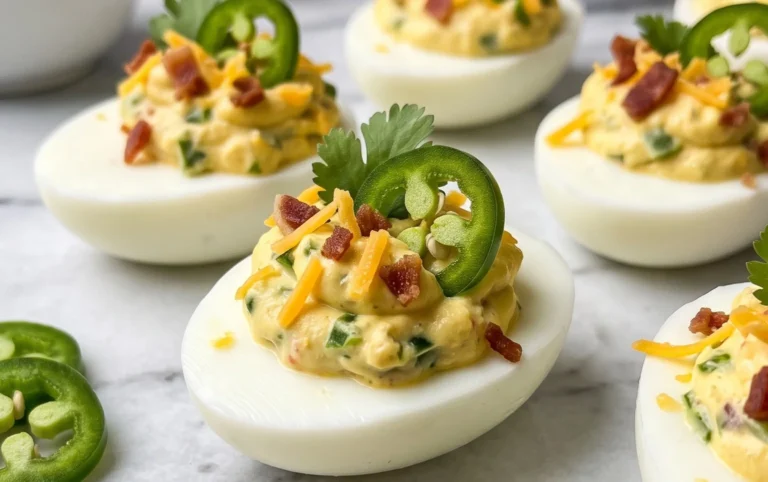 Jalapeno Popper Deviled Eggs