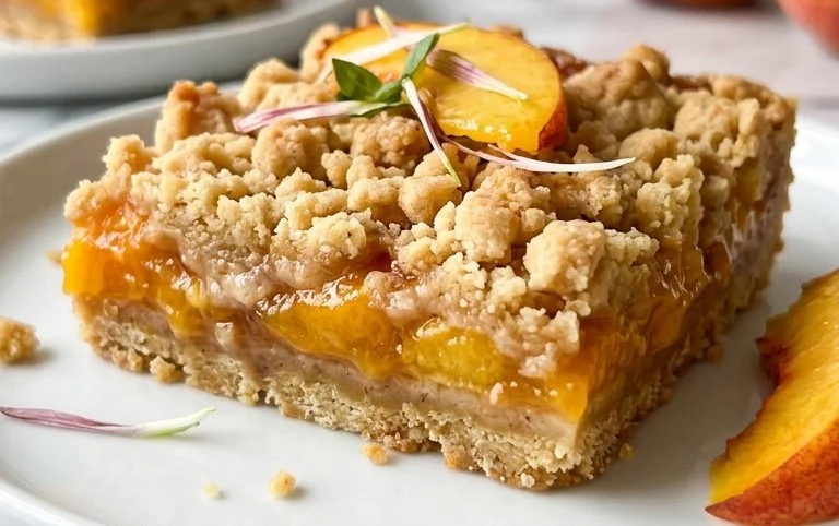 Fresh Peach Crum extractb Bars