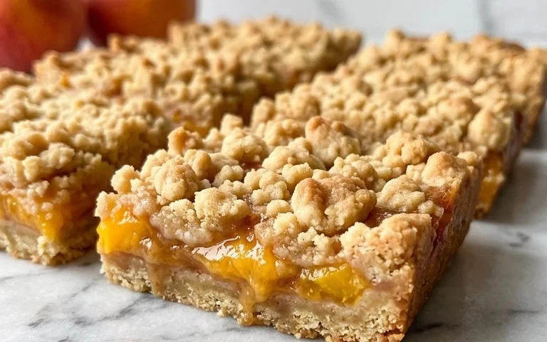 Fresh Peach Crum extractb Bars