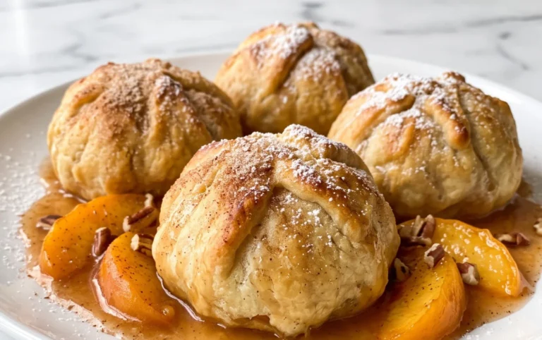 Peach Dumplings