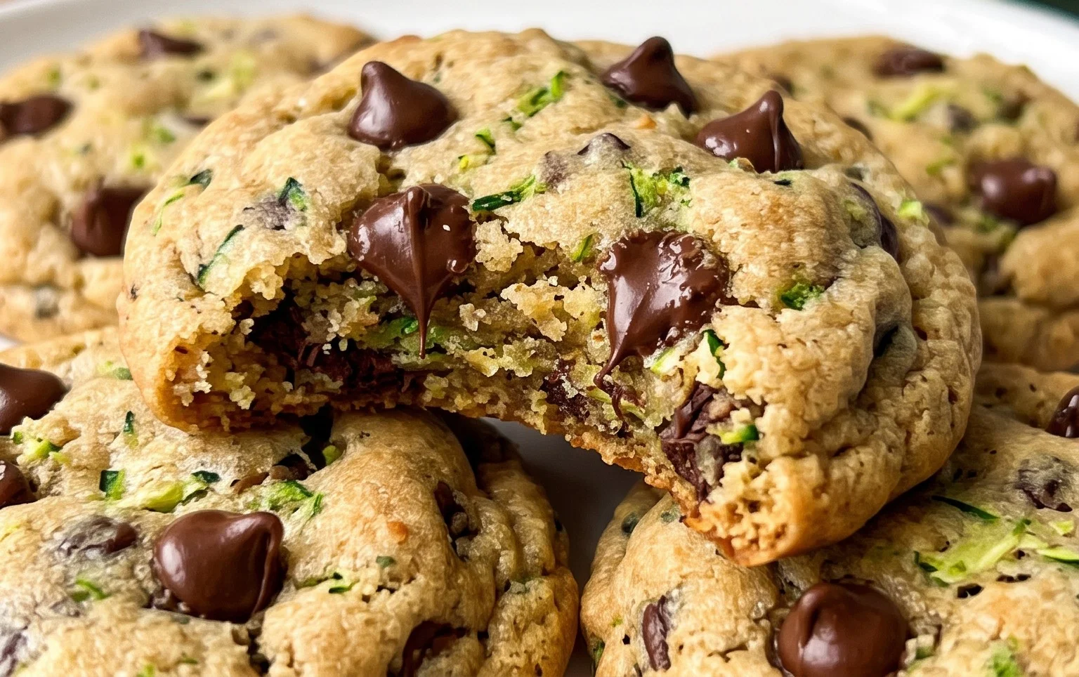 Zucchini Chocolate Chip Cookies