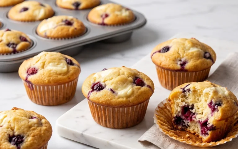 Berry Cream Cheese Muffins