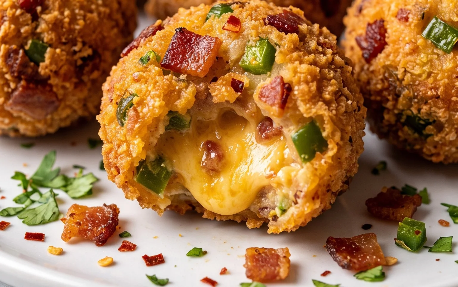 Beef Bacon Jalapeño Popper Cheese Balls