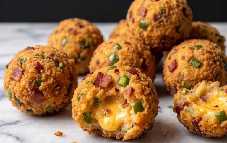 Beef Bacon Jalapeño Popper Cheese Balls