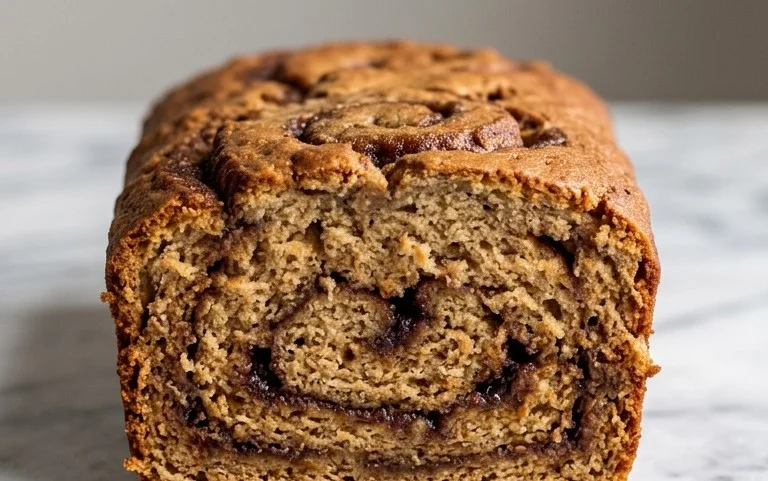 Cinnamon Roll Banana Bread