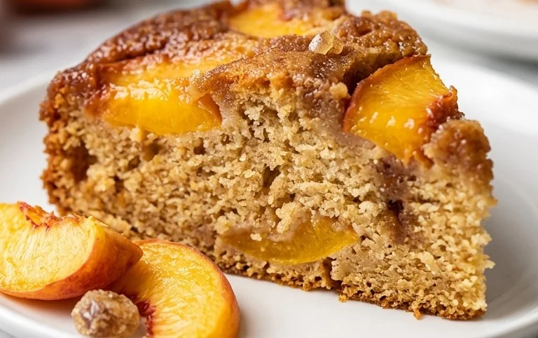 Brown Sugar Peach Cake