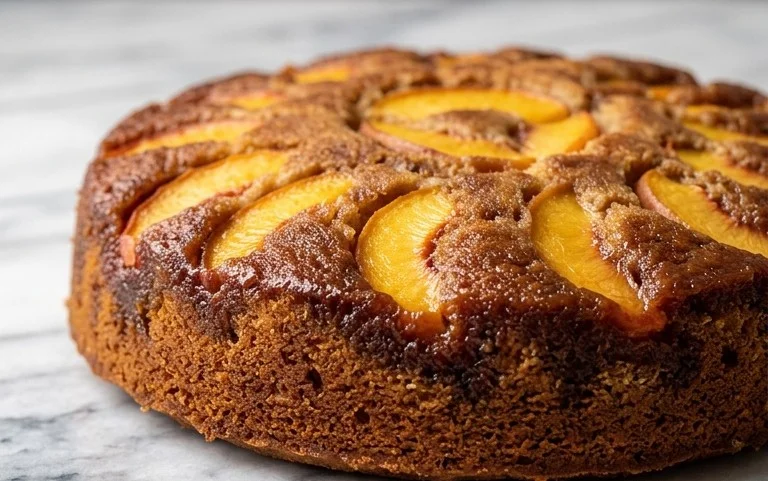 Brown Sugar Peach Cake